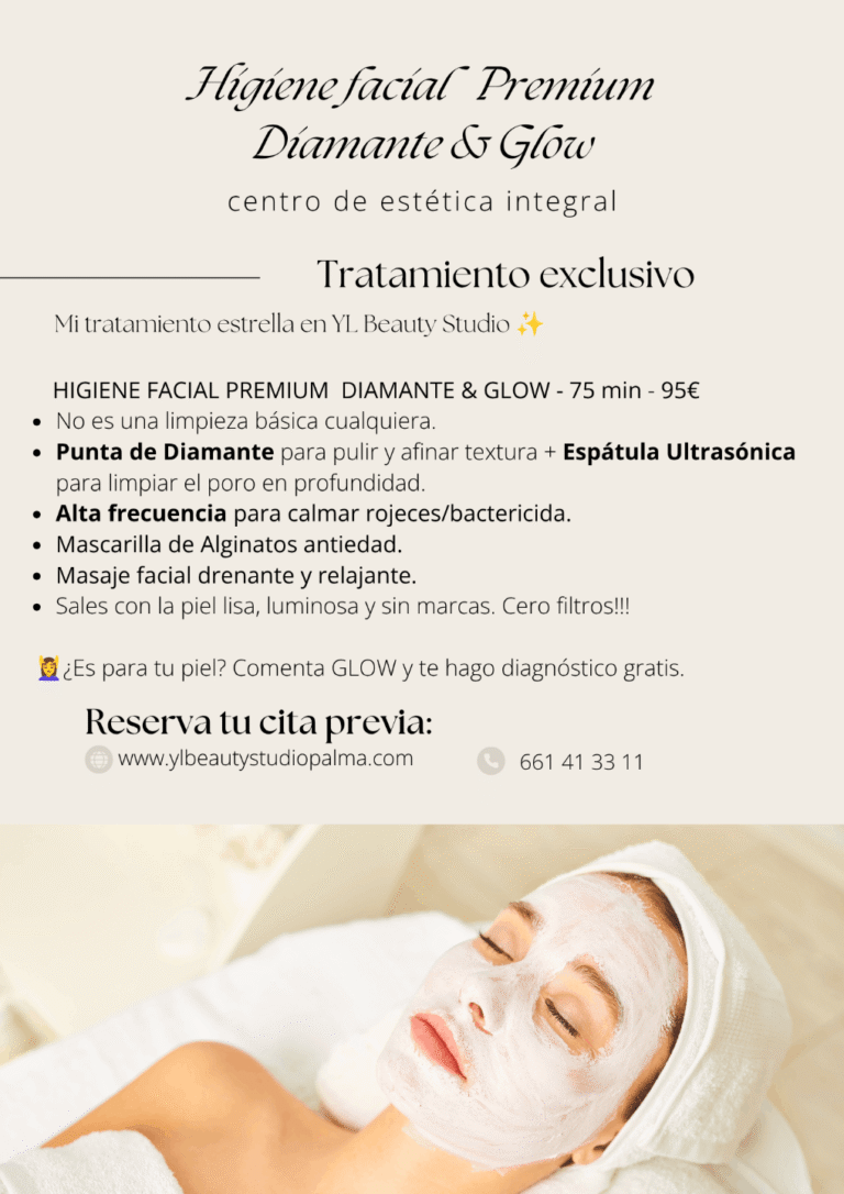 higiene facial premium diamante glow